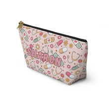 Load image into Gallery viewer, Personalized Nurse Design Accessory Pouch