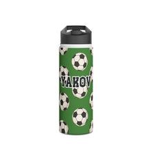 Load image into Gallery viewer, Personalized Soccer Balls Kids Stainless Steel Drink Bottle