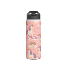Load image into Gallery viewer, Personalized Unicorn Kids Stainless Steel Water Tumbler
