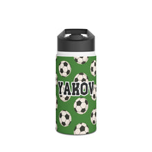 Load image into Gallery viewer, Personalized Soccer Balls Kids Stainless Steel Drink Bottle