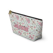 Load image into Gallery viewer, Personalized Nurse Design Accessory Pouch