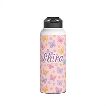 Load image into Gallery viewer, Personalized Butterflies Kids Tumbler