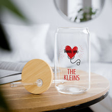 Load image into Gallery viewer, Thank You Nurse Glass Cup