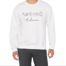 Load image into Gallery viewer, Personalized Nurse Crewneck Sweatshirt