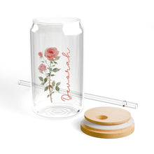 Load image into Gallery viewer, Personalized Birth Month Glass Cup