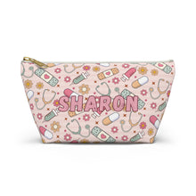 Load image into Gallery viewer, Personalized Nurse Design Accessory Pouch