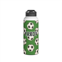 Load image into Gallery viewer, Personalized Soccer Balls Kids Stainless Steel Drink Bottle