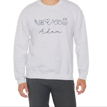Load image into Gallery viewer, Personalized Nurse Crewneck Sweatshirt