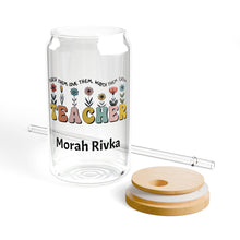 Load image into Gallery viewer, Teacher Glass Cup with Name