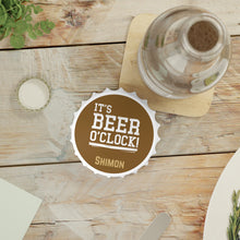 Load image into Gallery viewer, “It’s Beer O’clock” Personalized Bottle Opener