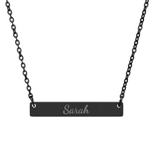 Load image into Gallery viewer, Name Necklace Horizontal (Engraving)