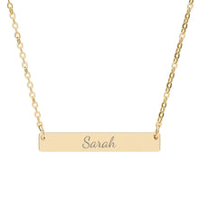 Load image into Gallery viewer, Name Necklace Horizontal (Engraving)
