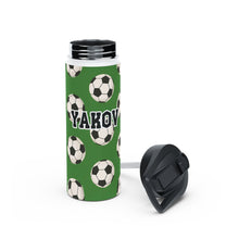 Load image into Gallery viewer, Personalized Soccer Balls Kids Stainless Steel Drink Bottle