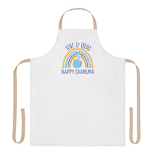 Load image into Gallery viewer, Love & Light Chanuka Kitchen Apron