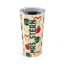 Load image into Gallery viewer, Teacher Design Tumbler with Name