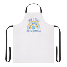 Load image into Gallery viewer, Love & Light Chanuka Kitchen Apron