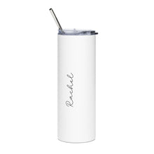 Load image into Gallery viewer, Personalized Nurse Tumbler, Rainbow Letters