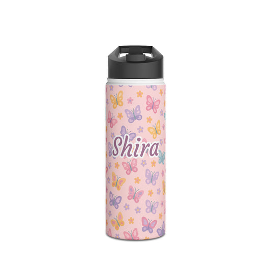 Personalized Butterflies Kids Tumbler