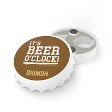 Load image into Gallery viewer, “It’s Beer O’clock” Personalized Bottle Opener