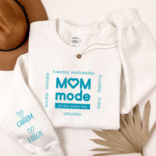 Load image into Gallery viewer, Personalized Mom Crewneck Sweatshirt with Kids Names
