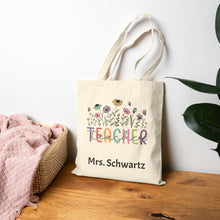 Load image into Gallery viewer, Personalized Teacher Tote Bag
