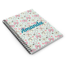 Load image into Gallery viewer, Personalized Nurse Spiral Notebook - Ruled Line
