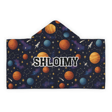 Load image into Gallery viewer, Personalized Space Hooded Towel
