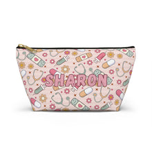 Load image into Gallery viewer, Personalized Nurse Design Accessory Pouch
