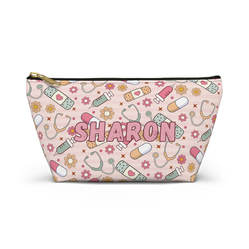 Personalized Nurse Design Accessory Pouch