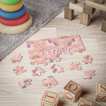 Load image into Gallery viewer, Personalized Unicorn Kids Puzzle
