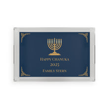 Load image into Gallery viewer, Personalized Acrylic Menorah Tray

