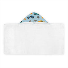 Load image into Gallery viewer, Personalized Race Car Hooded Towel
