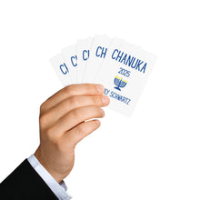 Load image into Gallery viewer, Personalized Chanukah Playing Cards
