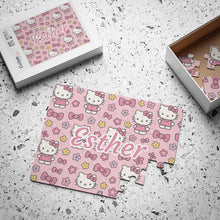 Load image into Gallery viewer, Personalized Hello Kitty Kids Puzzle
