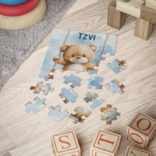 Load image into Gallery viewer, Personalized Teddy Bear Kids Puzzle
