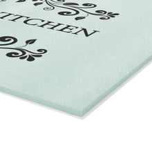 Load image into Gallery viewer, “Mom’s Kitchen” Glass Cutting Board

