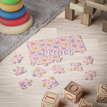 Load image into Gallery viewer, Personalized Butterflies Kids Puzzle

