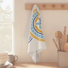 Load image into Gallery viewer, “Love &amp; Light” Chanuka Microfiber Tea Towel
