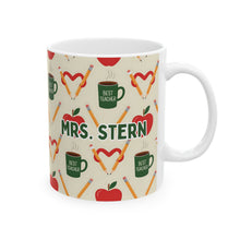 Load image into Gallery viewer, Teacher Design Ceramic Mug with Name
