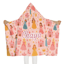 Load image into Gallery viewer, Personalized Princess Hooded Towel
