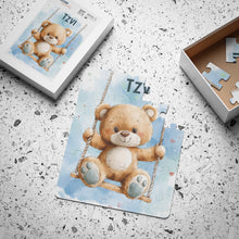 Load image into Gallery viewer, Personalized Teddy Bear Kids Puzzle

