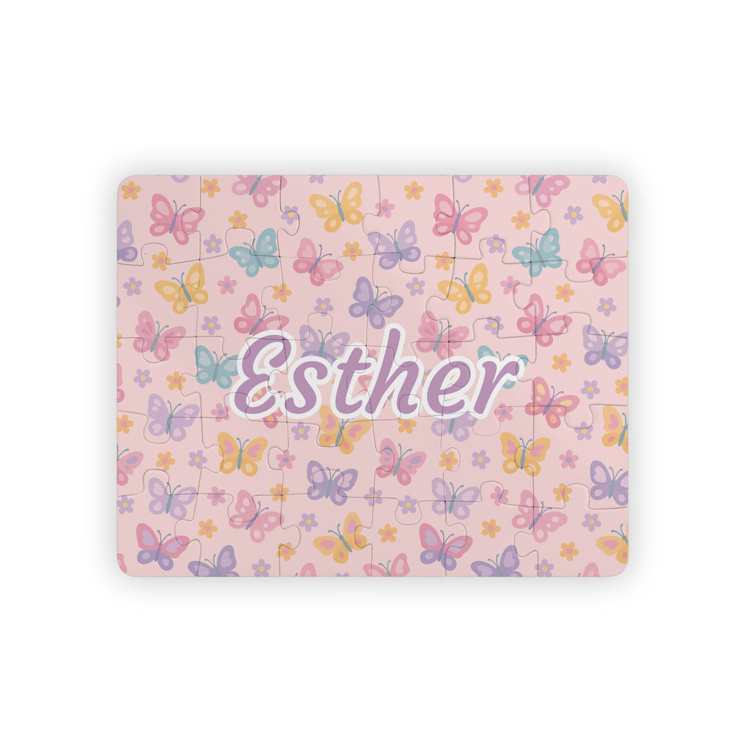 Personalized Butterflies Kids Puzzle