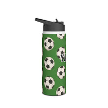 Load image into Gallery viewer, Personalized Soccer Balls Kids Stainless Steel Drink Bottle
