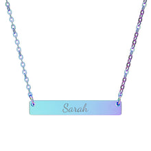 Load image into Gallery viewer, Name Necklace Horizontal (Engraving)
