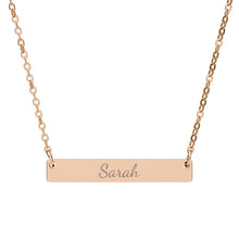 Load image into Gallery viewer, Name Necklace Horizontal (Engraving)
