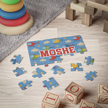 Load image into Gallery viewer, Personalized Helicopter Kids Puzzle
