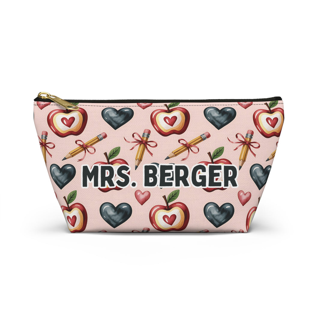 Personalized Teacher Accessory Pouch