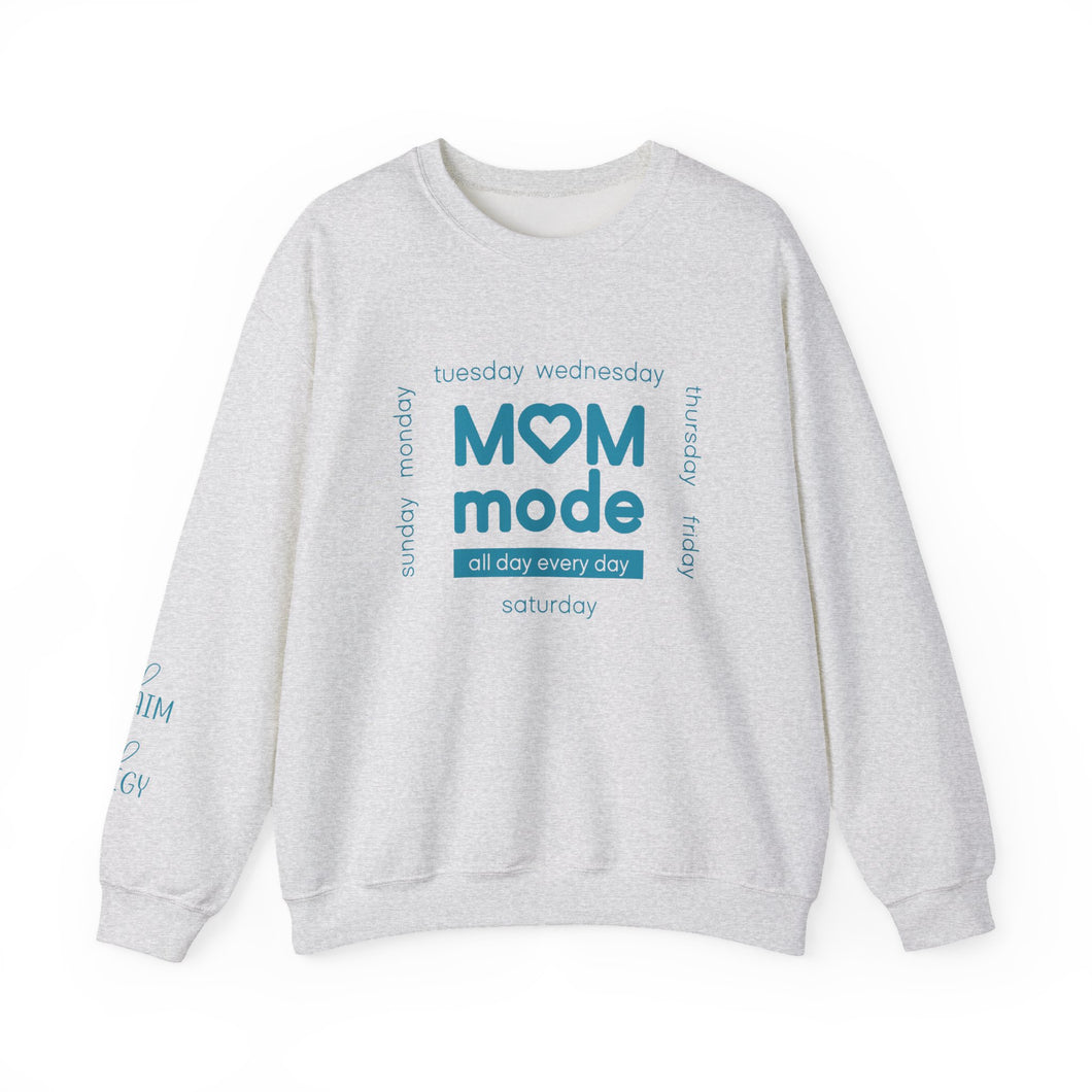 Personalized Mom Crewneck Sweatshirt with Kids Names