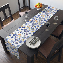 Load image into Gallery viewer, Chanuka Table Runner (Cotton, Poly)

