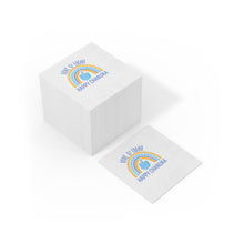 Load image into Gallery viewer, Chanuka White Coined Napkins
